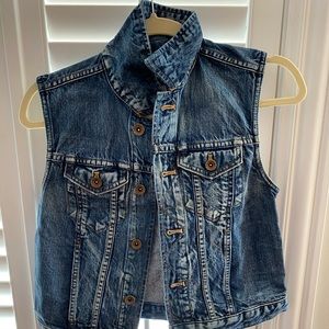XS Madewell denim vest